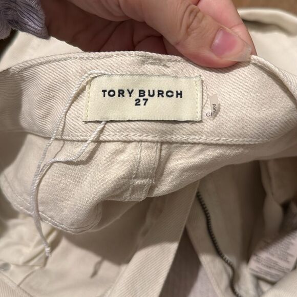 Tory Burch Slim Jean Soft Oatmeal - Picture 5 of 6